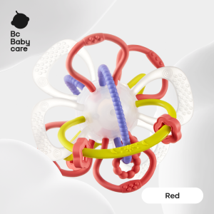Bc Babycare Manhattan Ball Rattle & Sensory Teether Toy Develop Intelligence Early education Toy for Toddler Grab Chew and Shake Newborn Best Gify