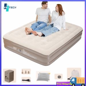 [ VKTECH ] Hospital Bed with Adjustable Headrest and Side Rails for Medical Use Durable Steel Frame