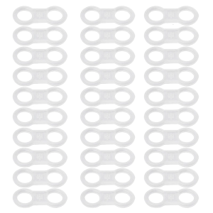 30Pcs Silicone Rings for Lures Baits 4.5mm/6.3mm Protections Rings for Wacky Rigs Senko Baits Rings