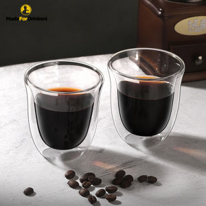 Gift Box of 2 (150 ml) Borosilicate Double Wall Glass Cups