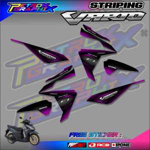 STRIPING VARIASI HONDA VARIO 125 LED / STICKER LIST MOTOR HONDA VARIO 125