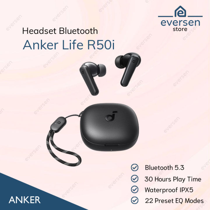 Headset Anker Soundcore R50i Bluetooth TWS Earbuds Bass