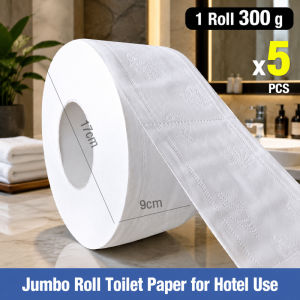 4-Ply Jumbo Size Toilet Paper Roll 300g Soft Absorbent Tissue For Home Bathroom Daily Use