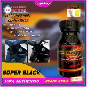 [1 Pcs] Penghitam Body Motor penghitam kenalpot motor permanen penghitam motor penghitam dasbord 30 ml