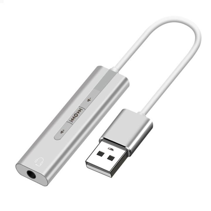 Computer Usb External Sound Card USB External Sound Card USB3.0 To 3.5Mm Jack Audio Microphone Headphone ...