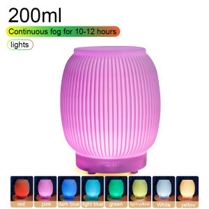 JINGKE 200ML Air Humidifier Ultrasonic Electric USB Essential Oil Diffuser with Color LED Night Light