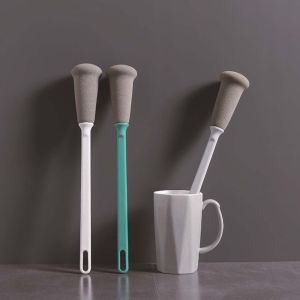 GEMMA สร้างสรรค์ แนวตั้ง แก้ว ของใช้ในครัวเรือน ด้ามยาว แปรงฟองน้ำ เครื่องมือทำความสะอาด แปรงล้างขวดนม น้ำยาล้างขวดนม