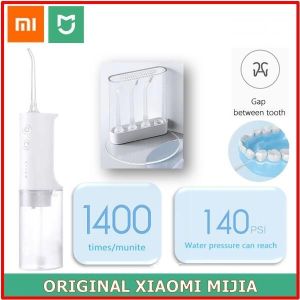 Xiaomi Mijia Electric Oral Irrigator Water Flow Dental Flusher Care 4 Gear Level Voltage IPX7 Waterproof 200ml Water Toothpick