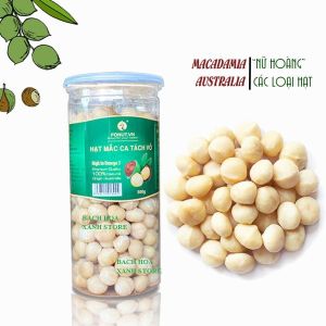 Hạt Mắc Ca Tách Vỏ Nhập Khẩu Úc nhân to không hôi dầu FONUT 500Gram nhân