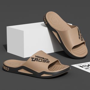 CoupleS Bathroom Slippers For Men And Women Indoor Home Use Water-Draining Non-Slip Durable Silent Perforated Sandals