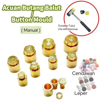 [Leper Cendawan] Acuan Butang Bungkus/ Mould Butang Balut Kain (TANPA MESIN)/ Butang Balut Kain/ Butang Bungkus