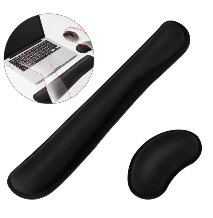 Ready Stock Malaysia Keyboard Wrist Rest and Mouse Wrist Rest Pad with