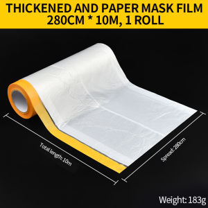 Paint protection plastic film masking film car spray paint furniture housing wall dustproof decoration paper tape