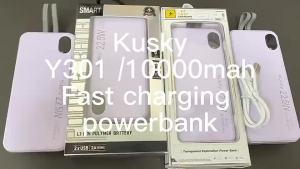 Kusky 20000mAh PD QC 3.0 Fast Charger & Built-in 2 Cable