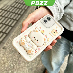 PBZZ Case for samsung a06 a04 a04s a04e a05s a05 a07 A17 a16 5g phone casing Softcase shockproof Cover new design aesthetic with holder 360 ° rotate cute Bear for men JTXX3