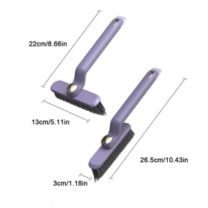 2-in-1 Multi Functional Rotating Gap Cleaning Brush Bathroom Tile Floor Crevice Cleaning Tools