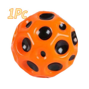 1PC Bouncy Balls Rubber High Bouncing Balls for Kids Sensory Fidget Toys Stress Relief Hole Ball