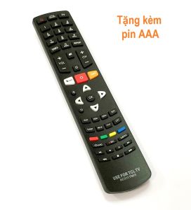 Remote Dùng Cho TV TCL Điều Khiển Tivi Internet Smart RC311FMI3 Kèm Pin AAA