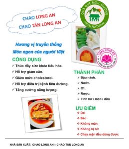 FreeShip - CHAO MÔN - CHAO BƠ - CHAO DỪA TÂN LONG AN & LONG AN HŨ 750G HŨ 350G