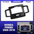 WeBetter 10.1inch 2 Din Car Radio Stereo Dashboard Modification Fascia Frame/Casing/Panel For Honda Freed 2008-2016. 
