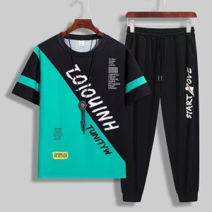 Naimo Bộ Đồ Thể Thao Nam Áo Thun Ngắn Tay Mùa Hè