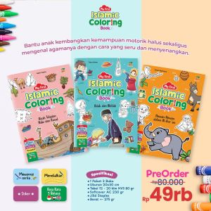 Family Buku Anak My First Islamic Coloring Book Ziyad Books / Buku Anak Mewarnai / Buku Anak Kekinian / Buku Edukasi Anak