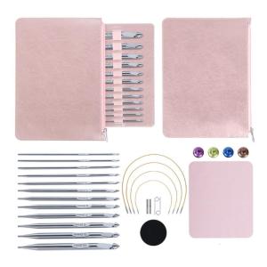 12Pcs Tunisian Crochet Hook with Cable 3.0mm-10mm Interchangeable Tunisian Knitting for Beginner Knitting Crochet