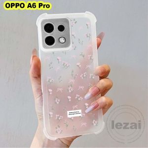 Ốp lưng Oppo A6 Pro a6pro A5 A5X A5 A3 Pro A38 A18 A17 a17k A78 A98 A57 Ốp lưng chống sốc nhựa TPU mềm Hoa mờ