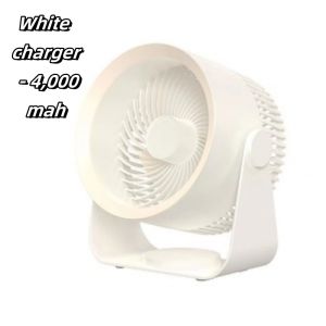 SG【Stock】Wireless USB Rechargeable Cycling fan Desktop Fan Desktop Fan Bathroom Office Solid quiet Adjustable Mini desktop fan throughout the room