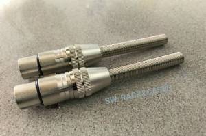 ปลั๊กแจ๊ค XLR ท้ายเกลียวสปริง (ราคาต่อแพ็ค 2 ตัว) ปลั๊กแจ๊ค XLR ตัวเมียท้ายเกียวสปริงเหล็ก ป้องกันสายหัก สินค้าคุณภาพ แข็งแรงได้มาตรฐา