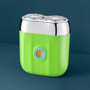 AE New dual-head mens electric shaver multifunctional portable rechargeable fully washable compact and powerful