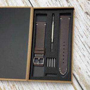 Dây Đồng Hồ Fossil DW Casio Smartwatch Da Bò Mềm Chốt Gắn Thông Minh Size Nam Nữ Tặng Kèm Hộp Gỗ