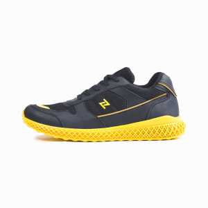 NAZ VENOM - Sepatu Sneakers Running Pria Kasual Sport Hitam Sepatu Jogging Ringan Pria 100% LOKAL