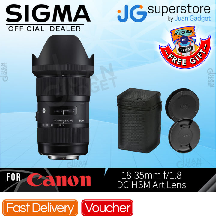 Sigma 18-35mm Hyper Sonic Motor AF System DC HSM Art Lens