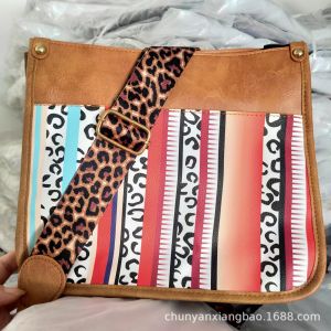 Foreign Trade 2025 Tote bag a hot-selling item in Europe and Americas best-selling retro womens bag cross-border fashion leopard print bag small square bag