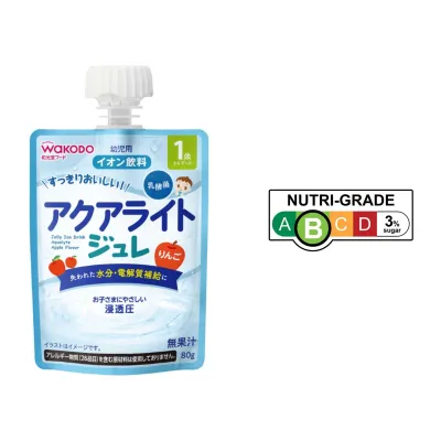 Wakodo WAKODO My Jelly Drink Ion Aqualyte Apple Flavour