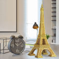 Piececool 3D Metal Puzzles Golden Eiffel Tower Model Building Blocks Sets DIY Assembly Model Kits Gift for Kids. 