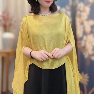 SECRETE AMBIENT LIGHT78SE0 Chiffon Women Shawl Pure Color Long Evening Prom Cape  Fashion Fashion Scarf Women Girls