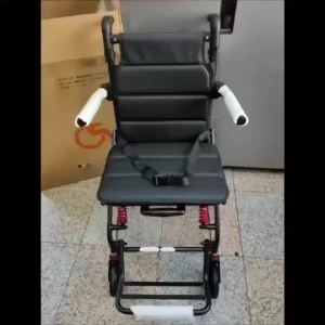 Wheelchair Honeycomb Wheel Shock Absorb Foldable Pull Rod Seat 40-47cm
