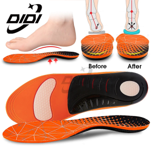 DIDI 1Pair Orthotics Insole High Arch Support Insole Flat Foot Orthopedic Insole Health Sole Pad Insert for Plantar Fasciitis Insert Cushion Heel Spur Pain Feet Pain Relief
