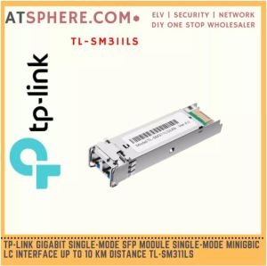 TP-LINK Tplink Gigabit Single Mode Fiber SFP Module MiniGBIC LC Interface Slot Up to 10 km Distance SM311LS
