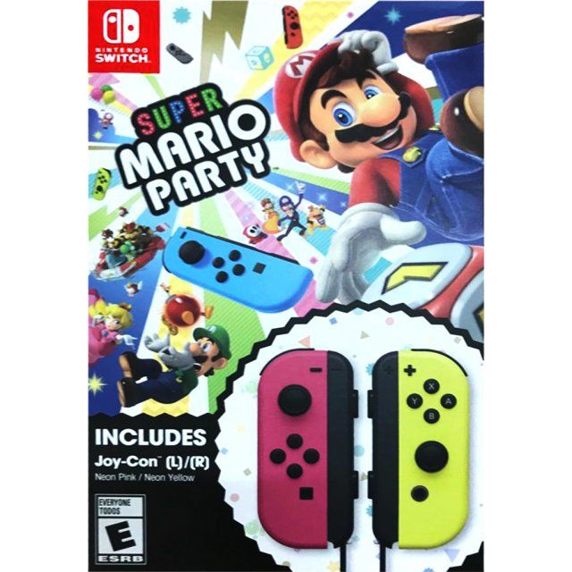 Can you play mario store party with 2 joycons