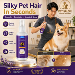 Pet Fur Smoothing Care Spray Pet Hair Care Mist For Cats Dogs Daily Use Anti-Knotting Grooming Spray Pet Hair Conditioner