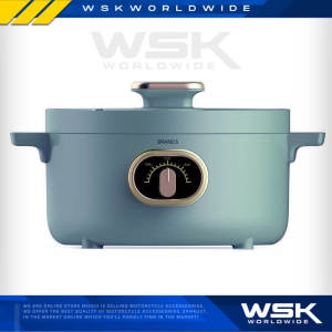 Ceool 3L Electric Hot Pot Electric Steamboat Pot Multifunctional Electric Cooking Pot Cooking Pot 3-5 person Large Capacity with Keep Warm Function