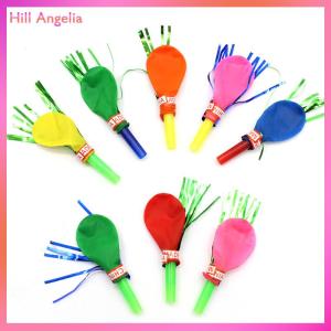 [Hill Angelia] 50 cái còi thổi đầy màu sắc rồng thổi với bóng bay cho trẻ em đồ dùng đồ chơi trang trí tiệc sinh nhật cho trẻ em