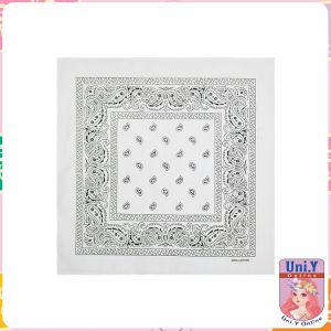 Uni.Y ผ้าโผกหัว ผ้าพันคอ ผ้าเช็ดหน้าวินเทจ square towel