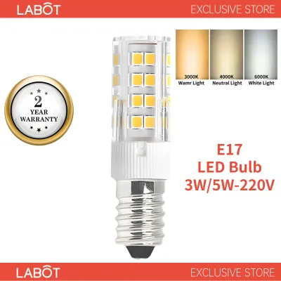 LABOT【Two Year Warranty】LED Light Bulb E17220V3W 5W White Light 6000K Neutral Light 4000K Warm Light 3000K High Brightness Can Replace Incandescent Lamps