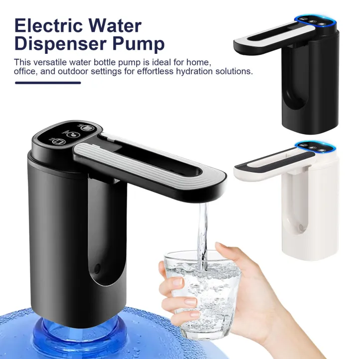 Water Pump Dispenser Intelligent Water Dispenser Usb Charging Water Dispenser Pump for 2-5 Gallon Bottles Portable Electric Pump for Home Office Outdoors