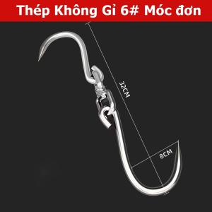 Móc Treo Thịt Nguyên Khối Inox SUS304 Cho Lò Mổ Cửa Hàng Thịt Móc Treo Thịt Heo Thịt Bò Thịt Cừu Và Thịt Ba Chỉ