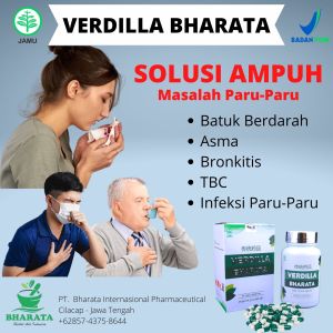 Obat Herbal Paru Paru TBC Asma Batuk Berdarah Sesak Nafas Verdilla Bharata